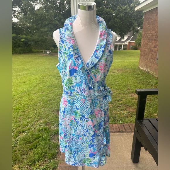 Lilly Pulitzer Rome Wrap dress - Picture 3 of 4